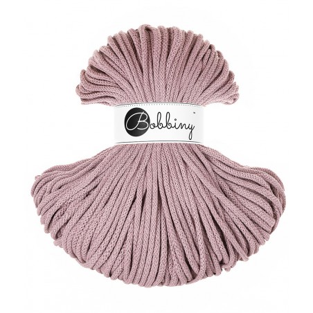 Mauve cotton cord 5mm100m |BOBBINY