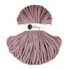 Mauve cotton cord 9mm jumbo 100m | BOBBINY