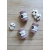 Mauve single twist macrame cotton cord 1.5mm 100m | BOBBINY