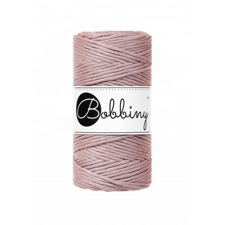 Mauve bawełniany sznurek 3mm 100m| BOBBINY