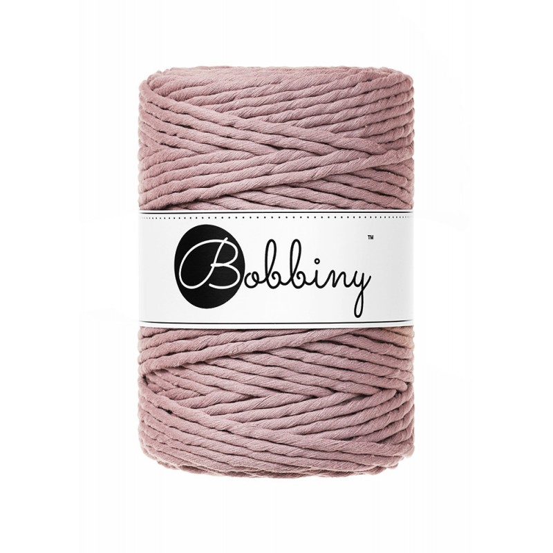 Mauve | corde pour macramé 5mm 100m | BOBBINY