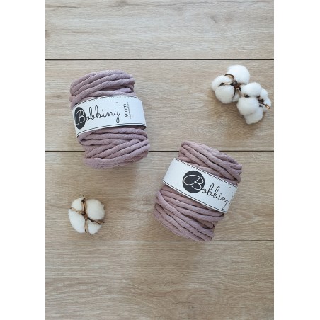 Mauve Makramee-Kordel 9mm 30m | BOBBINY