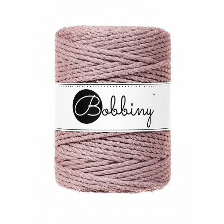 Mauve 3ply potrójnie skręcany 5mm 100m | BOBBINY