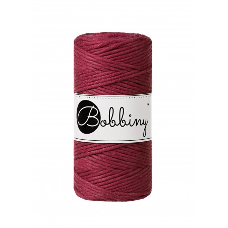 Wine Red | corde pour macramé 3mm 100m | BOBBINY