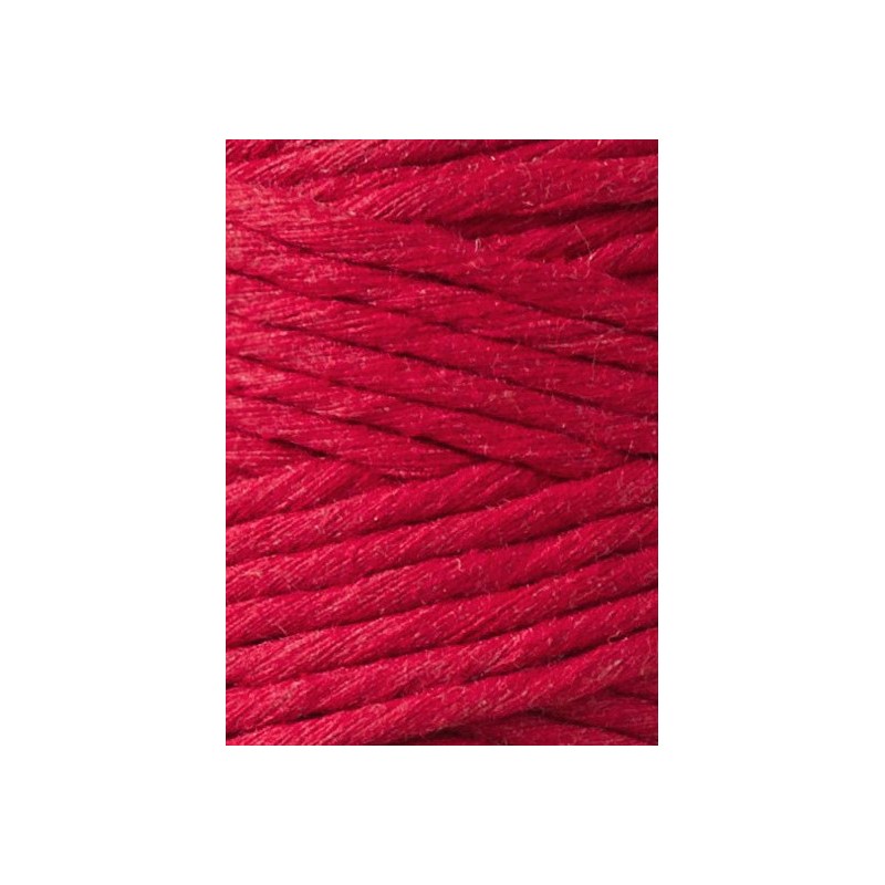 Classic Red Makramee-Kordel 3mm 100m Bobbiny