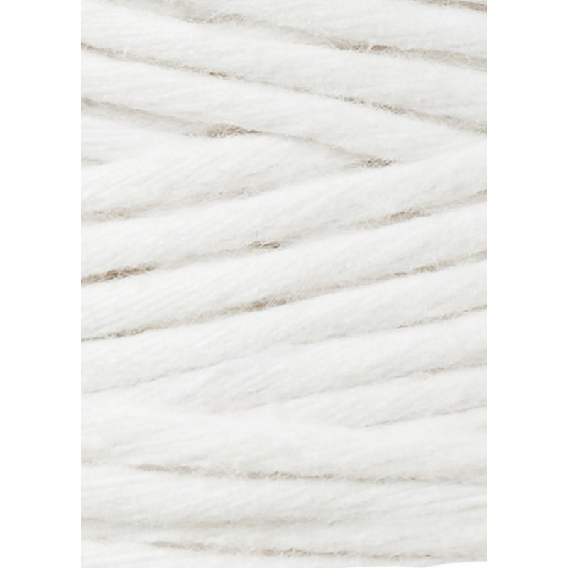 Off White single twist macrame cotton cord 1.5mm 100m | BOBBINY