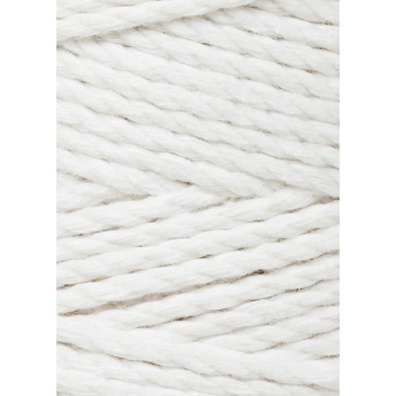 Złamana Biel sznurek 3ply potrójnie skręcany 3mm | BOBBINY