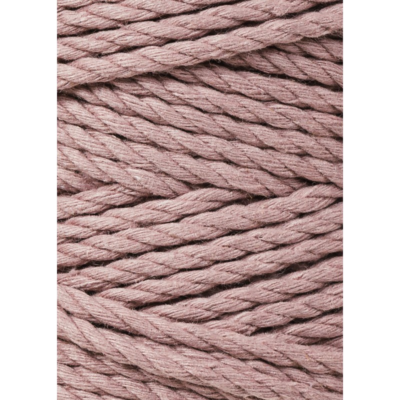 Mauve sznurek 3ply potrójnie skręcany 3mm | BOBBINY