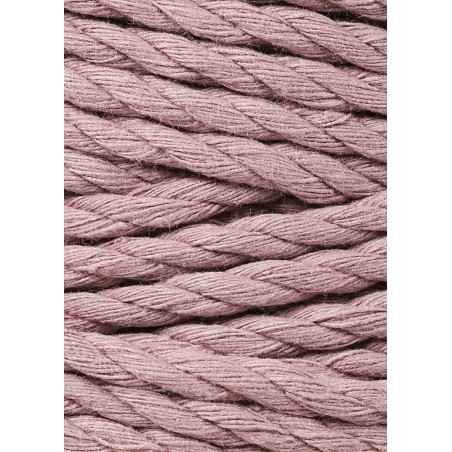 Mauve Makramee-Kordel 3ply 5 mm 100m | BOBBINY