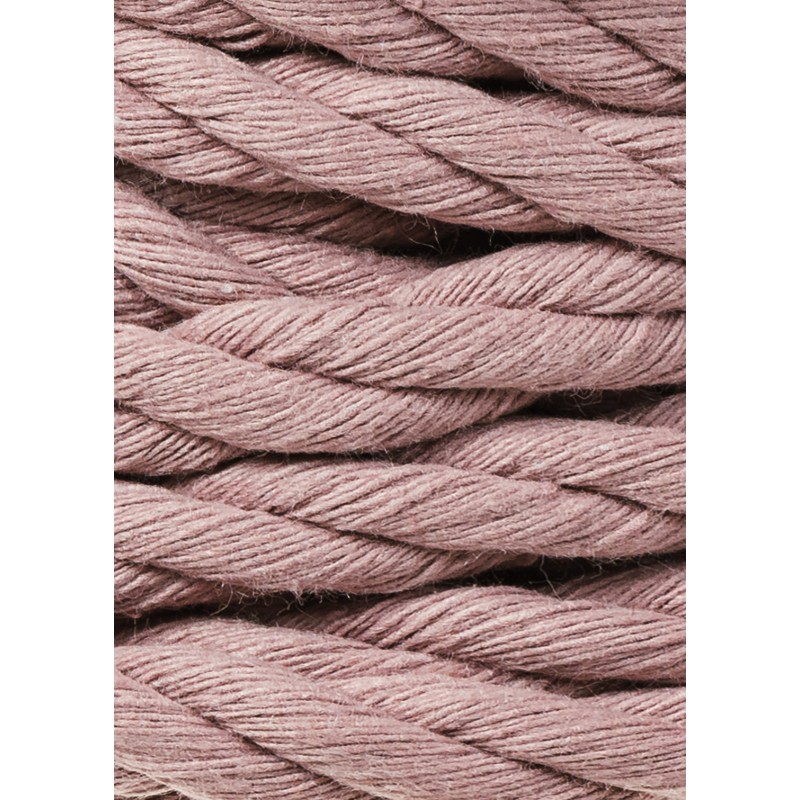 Mauve 3ply Macrame Rope 9mm 30m | BOBBINY