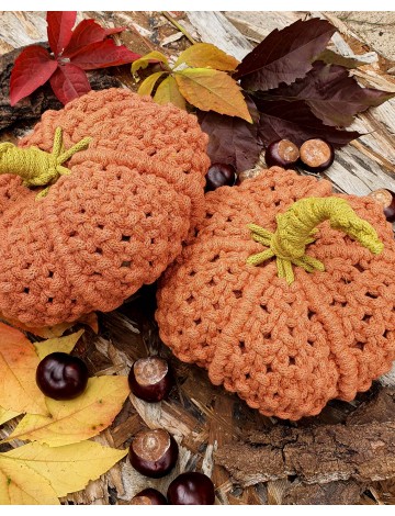 Macrame Pumpkin Hannah