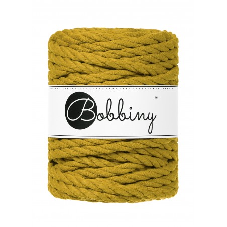 Spicy Yellow | Corde torsadée 3ply  9mm 100m | Bobbiny