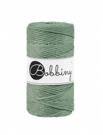 Eucalyptus Green Macrame Cord 3mm 100m - BOBBINY