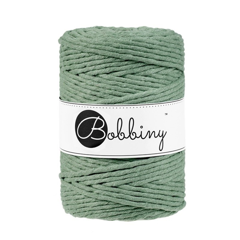 Eucalyptus Green Macrame Cord 5mm 100m - BOBBINY