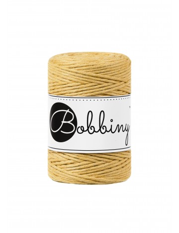 Honey single twist macrame cotton cord 1.5mm 100m | BOBBINY