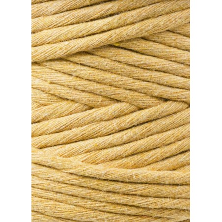 Miodowy bawełniany skręcany pojedynczo sznurek 1.5mm 100m | BOBBINY