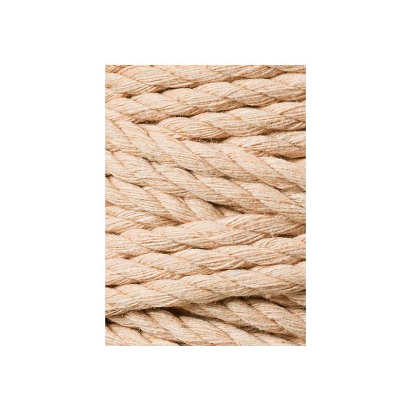 Biscuit | Corde torsadée 3ply 5mm 100m | Bobbiny