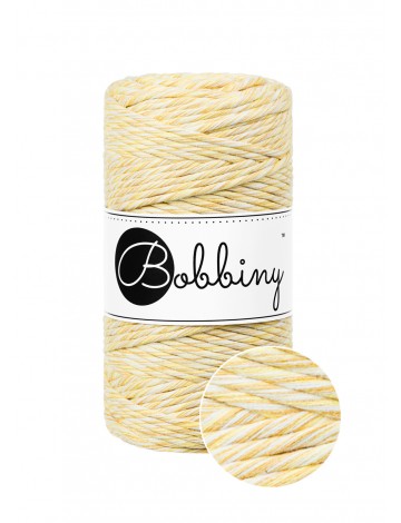 Bananowy Shake bawełniany sznurek 3mm 100m| BOBBINY