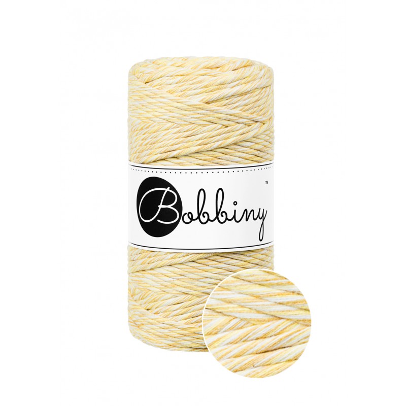 Banana Shake | corde pour macramé 3mm 100m | BOBBINY