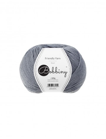 Włóczka Friendly Yarn Stalowy | Bobbiny
