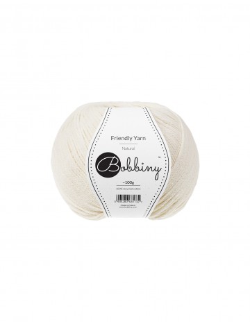 Friendly Yarn Natural| Bobbiny