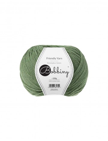 Friendly Yarn Eucalyptus Green| Bobbiny