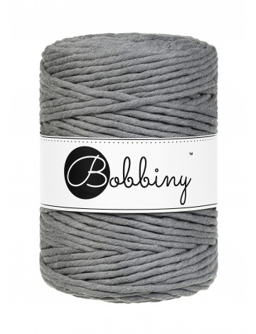 Stone Grey Macrame Cord 5mm 100m | BOBBINY