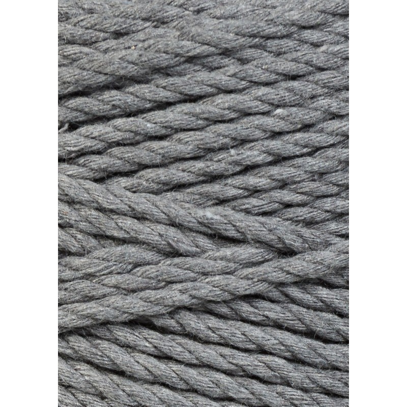 Stone Grey| Corde torsadée 3ply 3mm 100m | Bobbiny