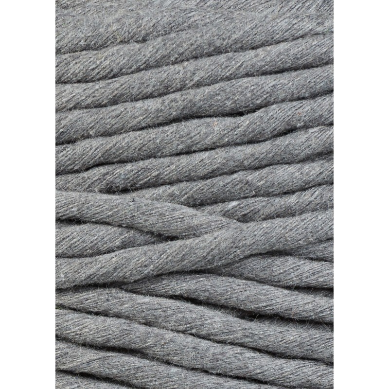 Stone Grey Macrame Cord 5mm 100m | BOBBINY