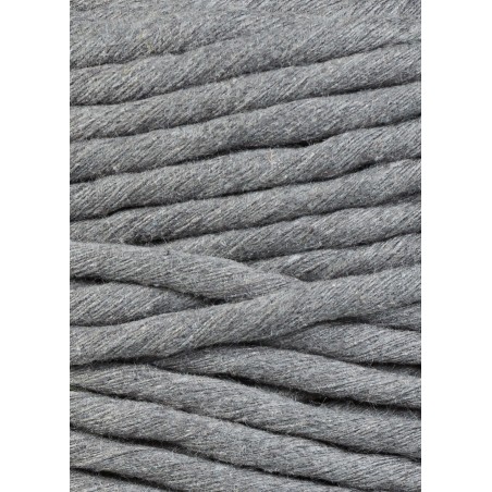 Stone Grey Macrame Cord 5mm 100m | BOBBINY