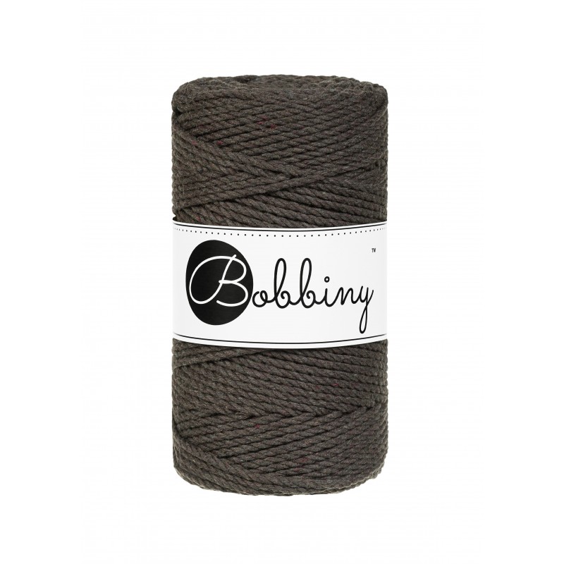 Espresso| Corde torsadée 3ply 3mm 100m | Bobbiny