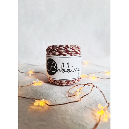 Holiday makramee-kordel 3ply 1.5mm 35m | Bobbiny