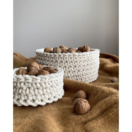 Szydełkowe Koszyki | Bobbiny | DIY |darmowy wzór krok po kroku