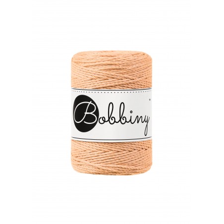 Peach Fuzz makramee-kordel 3ply 1.5mm 100m | Bobbiny