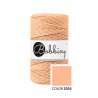 Brzoskwiniowy sznurek 3ply potrójnie skręcany 3mm | BOBBINY
