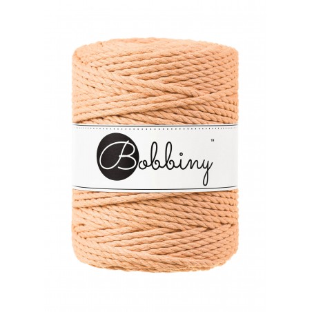 Peach Fuzz Makramee-Kordel 3ply 5 mm 100m | BOBBINY
