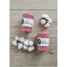 Peony single twist macrame cotton cord 1.5mm 100m | BOBBINY