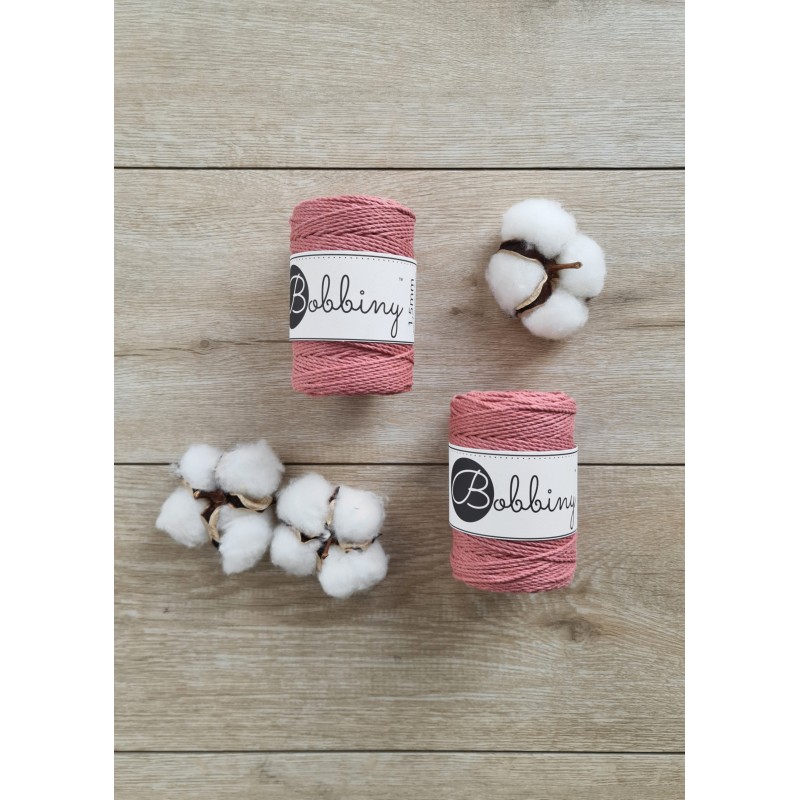 Peony| Corde torsadée 3ply 1.5mm 100m | Bobbiny