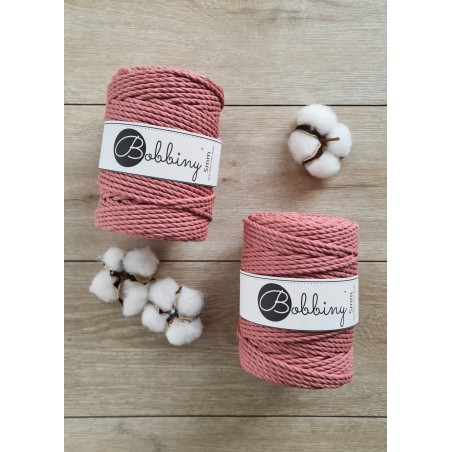 Piwonia 3ply potrójnie skręcany 5mm 100m | BOBBINY