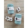 Duck Egg Blue Makramee-Kordel 5 mm 100m | Bobbiny