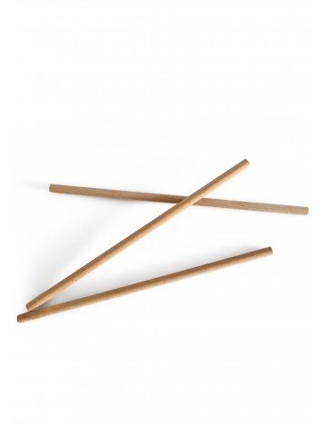 Bâton macramé en bois D10 30cm