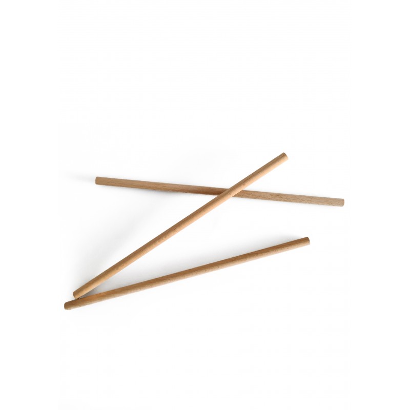 Bâton macramé en bois D10 30cm