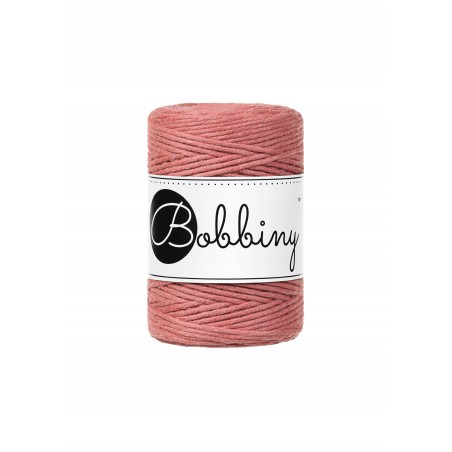 Peony single twist macrame cotton cord 1.5mm 100m | BOBBINY