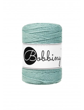 Brudny Błękit sznurek do makramy 3ply 1.5mm 100m | Bobbiny