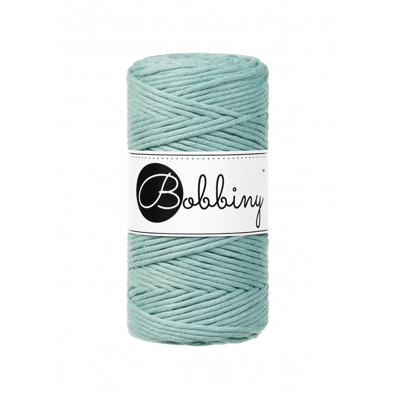 Duck Egg Blue Macrame Cord 3mm 100m | BOBBINY