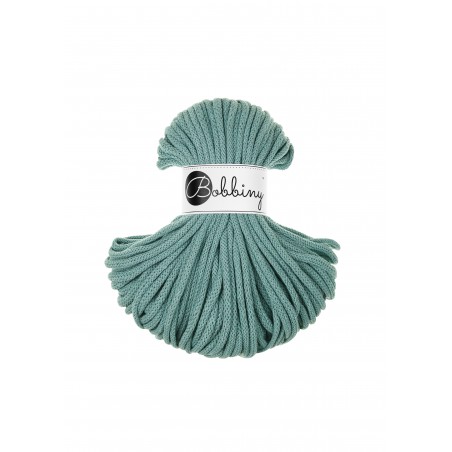 Duck Egg Blue Braided Cord 5mm 100m | BOBBINY