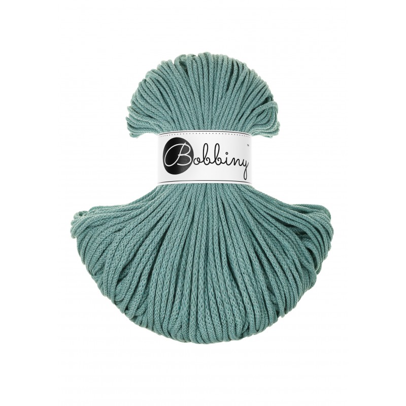 Duck Egg Blue cotton cord 3mm 100m | BOBBINY