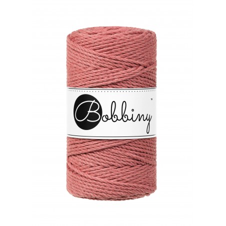 Peony Macrame Rope 3ply 3mm 100m | BOBBINY