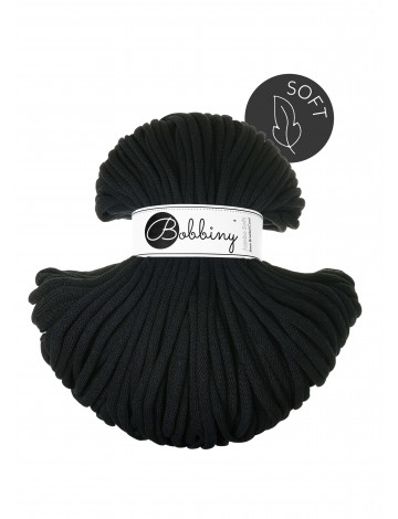 Black Cordes Tressées 8mm 100m | Jumbo Soft | Bobbiny