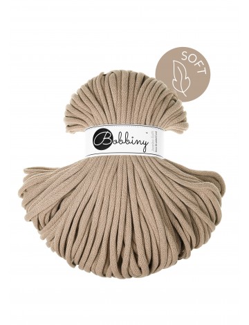 Sand Braided Cord 8mm 100m | Jumbo Soft | Bobbiny